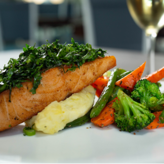 Salmón a las hierbas