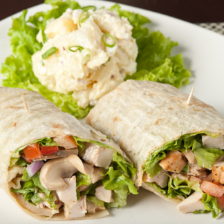 Wrap pollo y Hongos